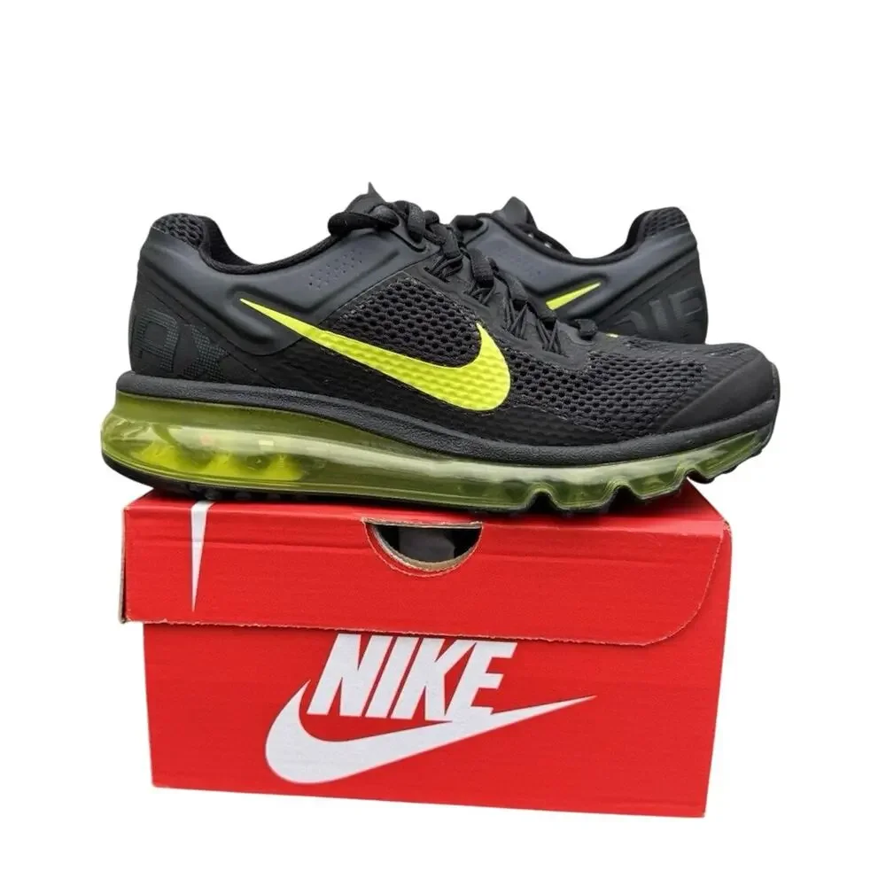Nike Air Max 2013 GS 'Anthracite Cyber' 555426-004 women’s 6 /Youth 4.5 NWB